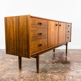 Vintage Walnut Sideboard By Bfm, 1960s, Poland