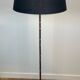 Bronze floor lamp in faux-bamboo style by Maison Baguès.