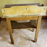 Antique toilet table with white marble top