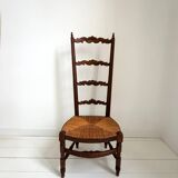 Rare nursing chair / Provençal armchair from the 19th century.