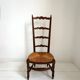 Rare Chaise de nourrice / chauffeuse provençale XIXème