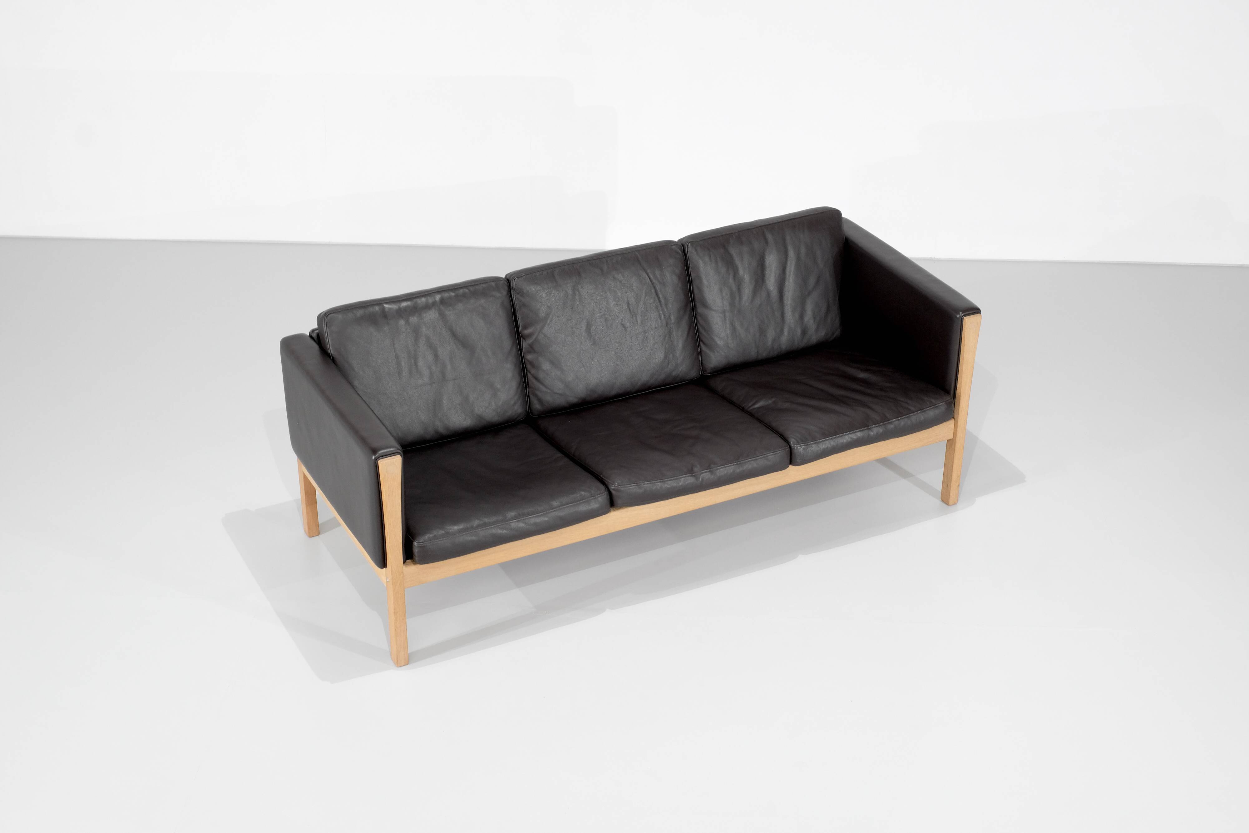 Canapé CH163 by Hans J. Wegner pour Carl Hansen & Son, Danemark 1965