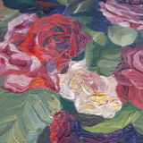 Oak trumeau 78 x 178