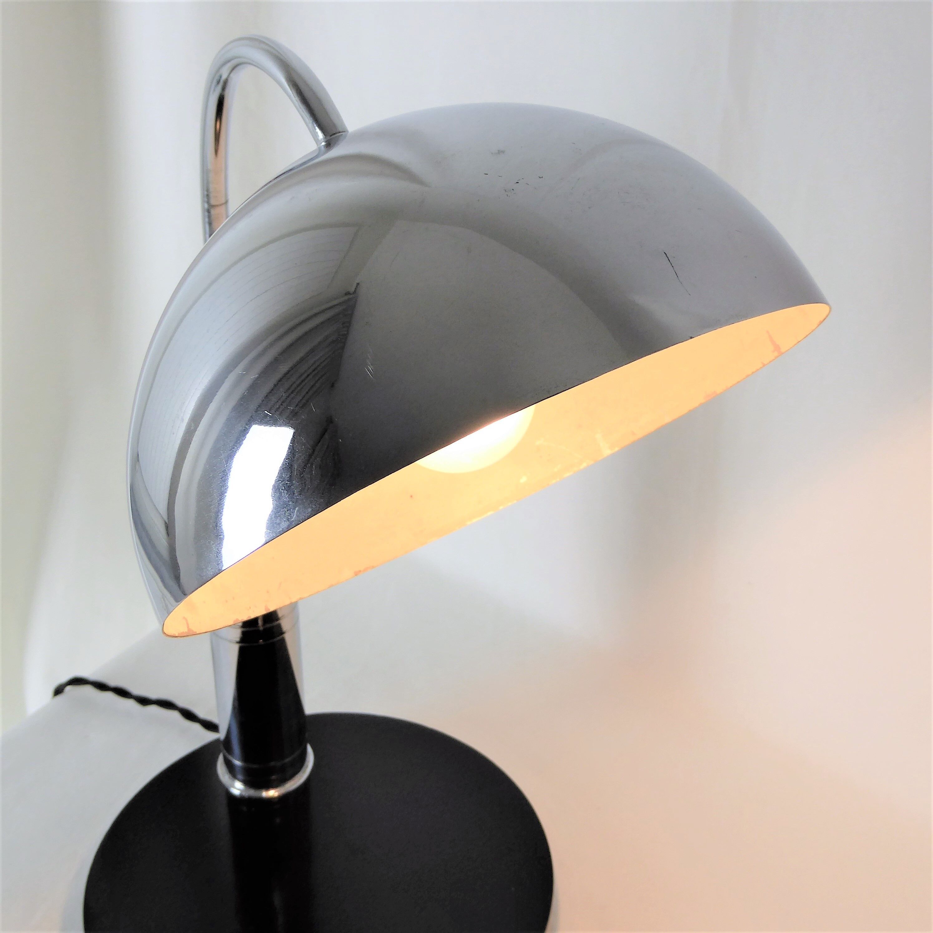 Art Deco chrome desk lamp 1930