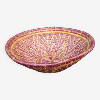 Rattan Basket Old Braid Crafts Shekhawati India