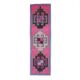 1970s Vintage Turkish Oushak Diamond Wool Runner 98x334