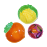 Trio de Bols Légumes Multicolores