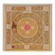 Vintage Turkish hand-knotted rug 131x136 cm
