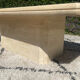1970s travertine coffee table