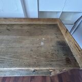 Raw wood workbench