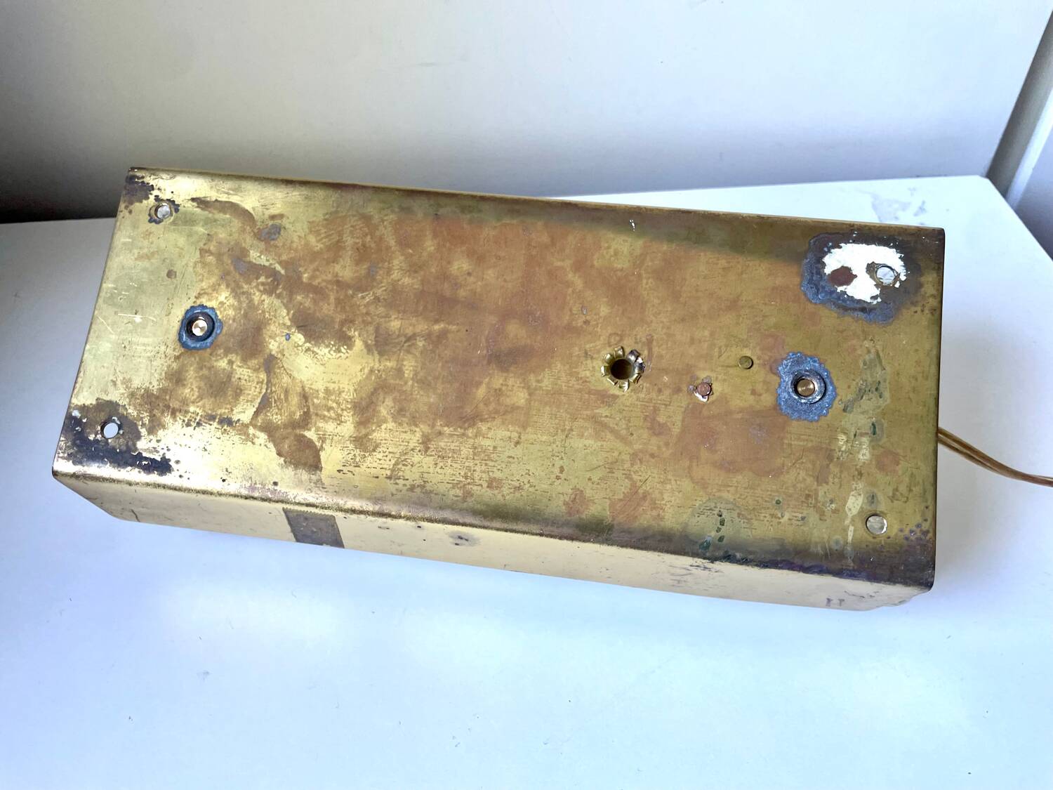 Glass & Brass wall sconces design by Carl Fagerlund for Orrefors /Lyfa