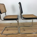 4 chairs Cesca B32 by Marcel Breuer