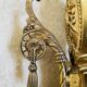 Paire d’appliques en bronze doré style Louis XVI