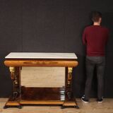 Spanish console in inlaid wood from the 19th century