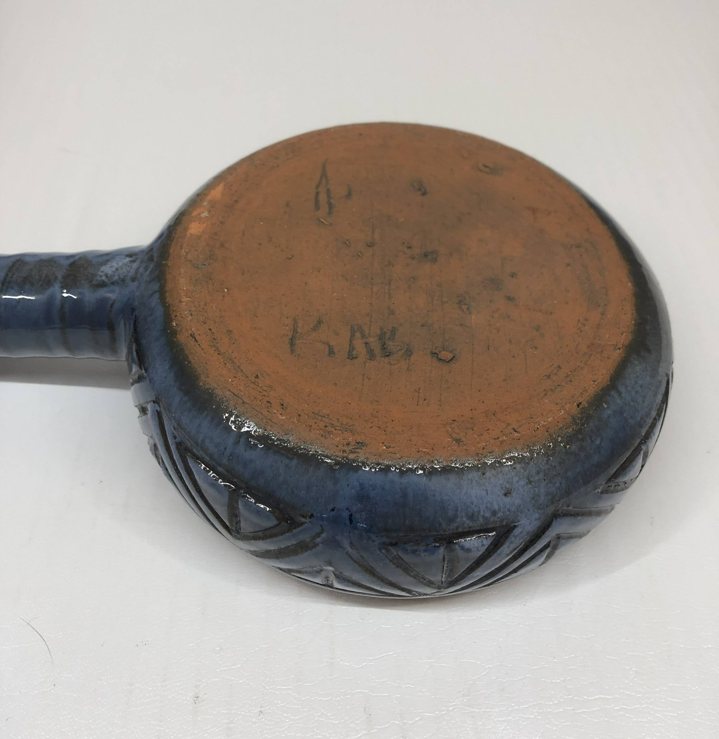 Scandinavian ceramic fondue pot