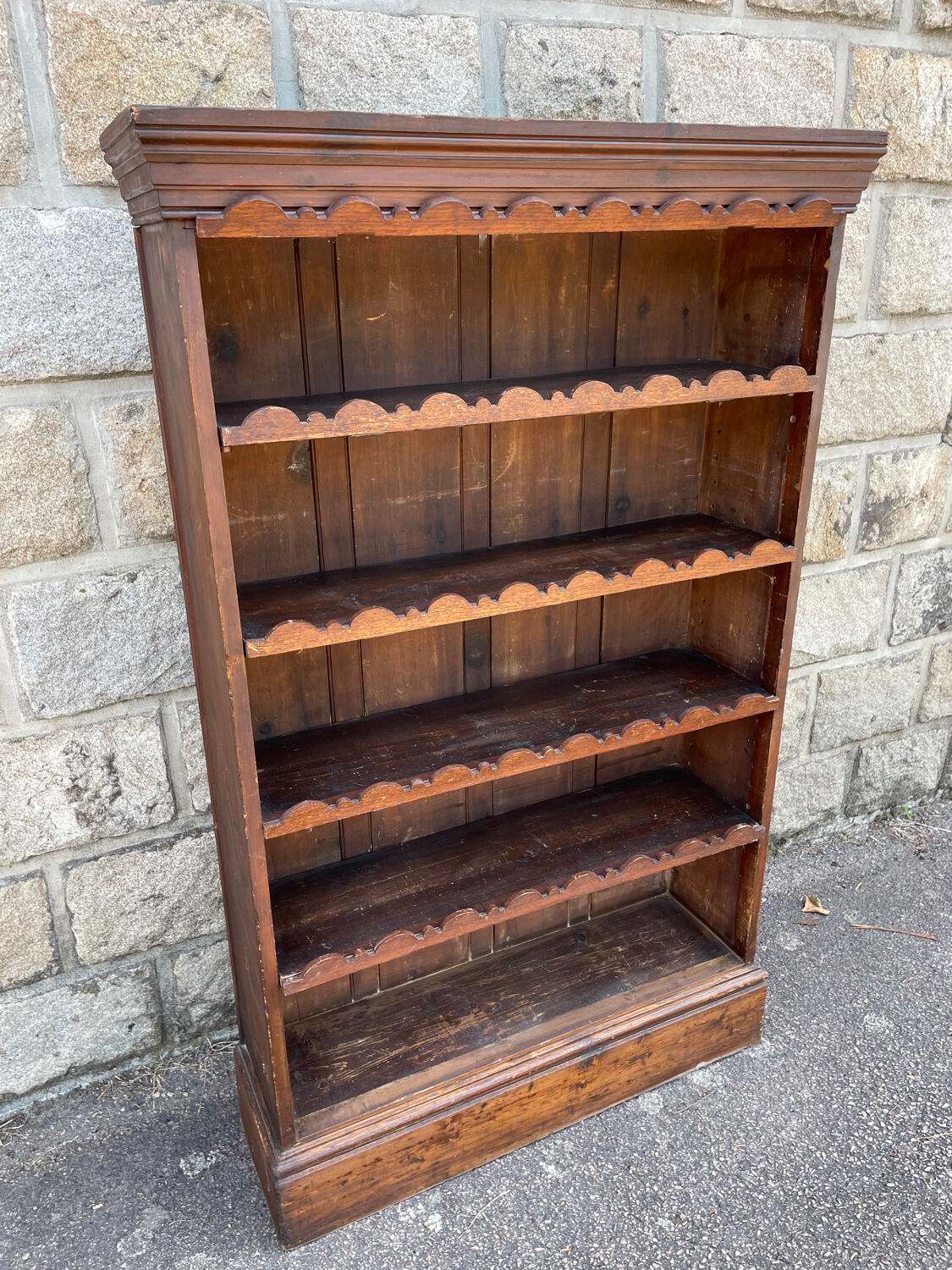 Wooden english bookcase