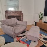 Sorrento Baxter Taupe Grey Armchair