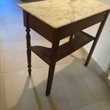 Antique secretary desk with marble top
