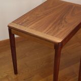 Pair of Scandinavian teak side coffee tables by Hugo Troeds
