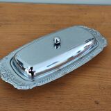 Vintage aluminium butter dish