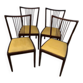 Set of 4 vintage Casala chairs