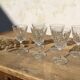 Lot de 6 verres vintage