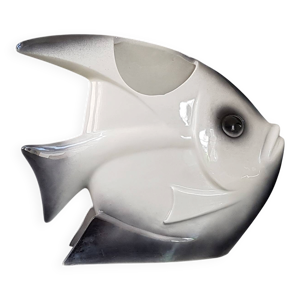 Grand vase poisson 1950