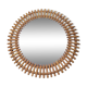 Italian rattan mirror