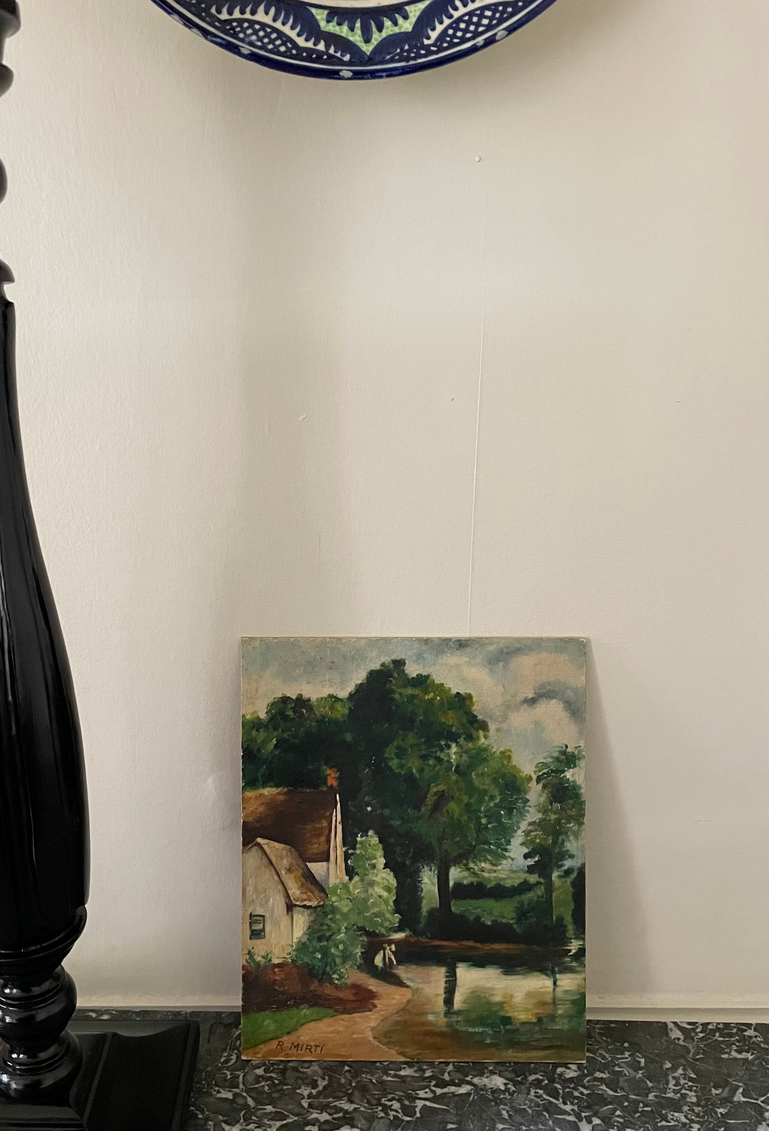 Ancient landscape painting