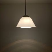 Opaline Glass Pendant Lamp by Wilhelm Wagenfeld for Peill and Putzler