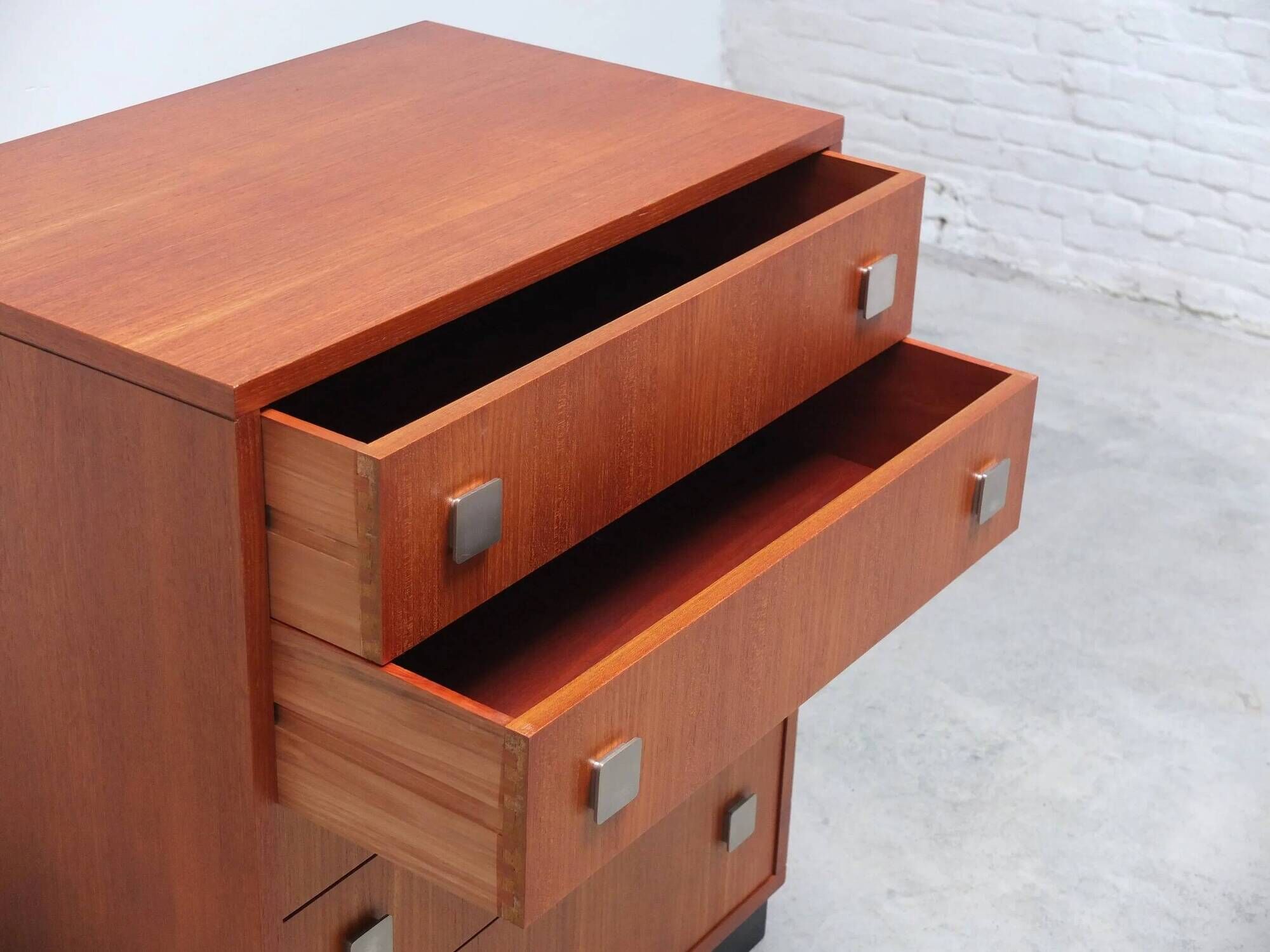 Teak chest of drawers by Alfred Hendrickx for Belform, 1960s