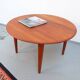 Table basse Wikkelso, teck, années 1960/70, Danemark