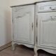 Magnificent Louis XV style Provencal sideboard in lacquered wood circa 1900