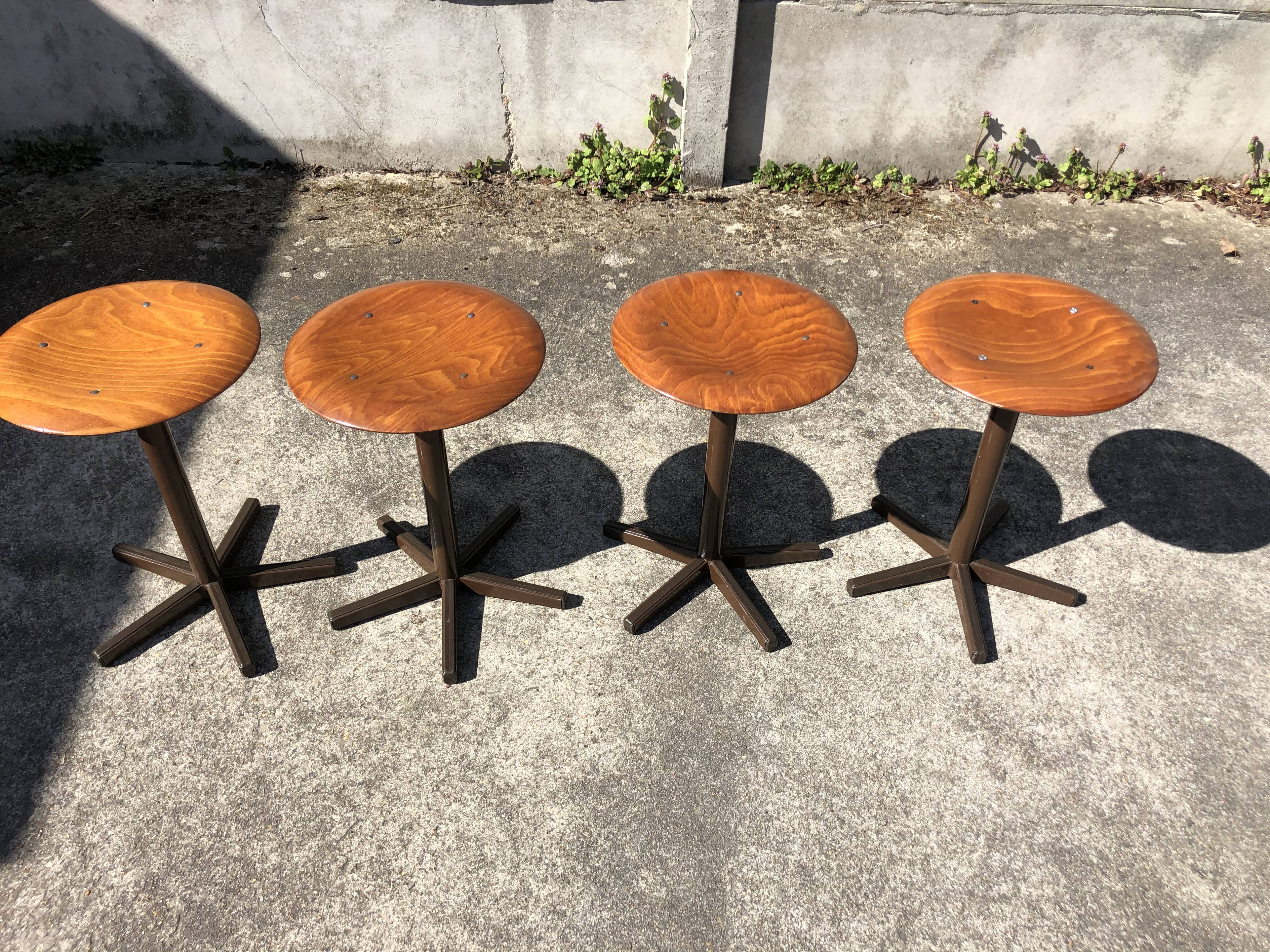 Lot of 4 Marko vintage stools