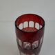 Egermann Art Deco Ruby Cut Overlay Vase, Czechoslovakia, circa 1920