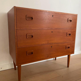 Commode en teck design vintage