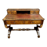 Empire period mahogany stepped desk with curule base circa 1810