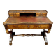 Empire period mahogany stepped desk with curule base circa 1810