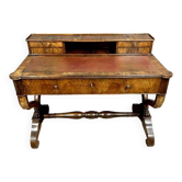 Empire period mahogany stepped desk with curule base circa 1810