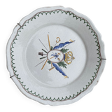 Assiette décorative en faïence