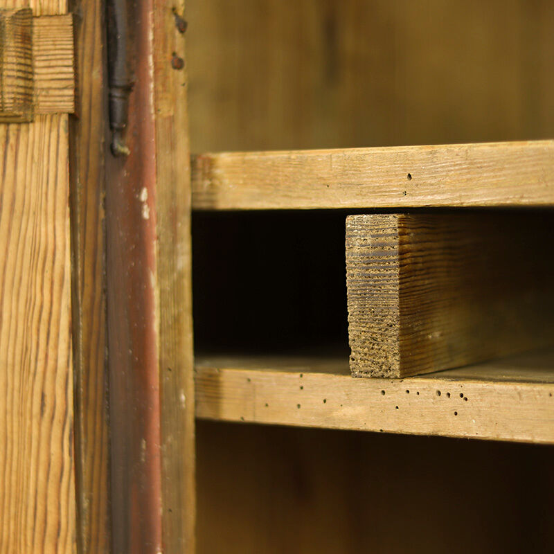 Cabinet de mariée peint d'art populaire, 1845