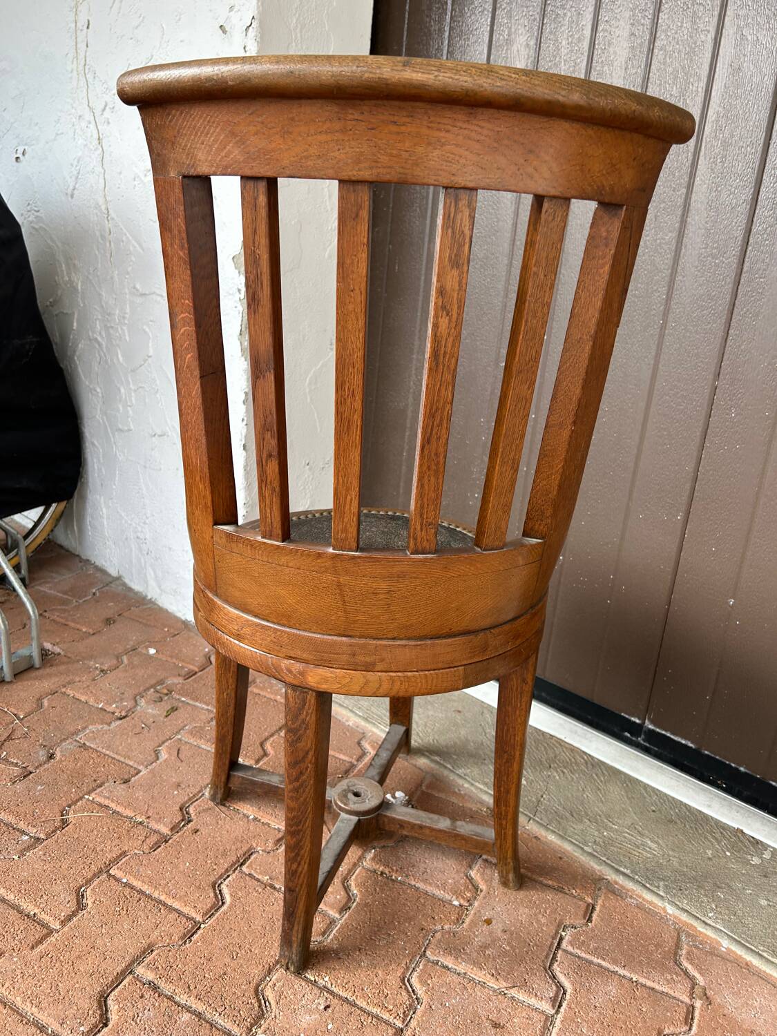 fauteuil chaise bureau gondole tournant 19e louis XV excellent état