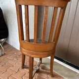 fauteuil chaise bureau gondole tournant 19e louis XV excellent état