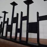 Brutalist Iron Candleholder, 1960s
