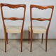 Scandinavian chairs skaï white