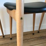 Lot of 6 chairs Baumann model pegasus