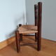 Chaise paillée enfant