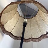 Vintage lamp with pig bladder skin shade