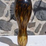 Murano turtleshell glass vase