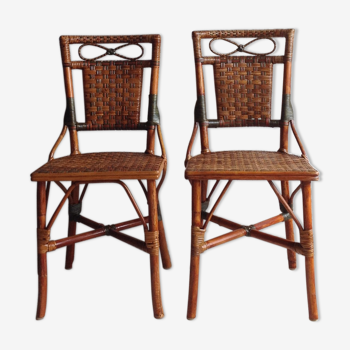 Vintage Wicker rattan chairs